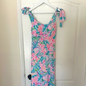 LILLY PULITZER LONG DRESS - GOOD CONDITION